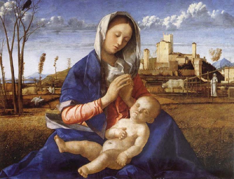 Giovanni Bellini Madonna in the Meadow china oil painting image